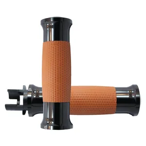 Empuñaduras Avon gel, anodizado negro tan
