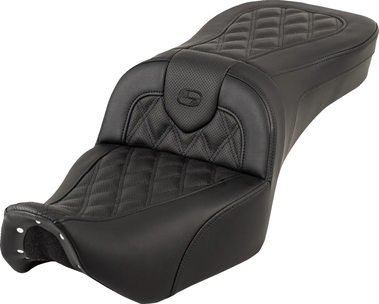 Asiento RoadSofa™ negro para motocicleta Harley-Davidson Touring