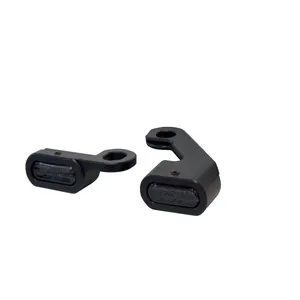 Fastline, intermitentes LED para instalar debajo del manillar. Negro