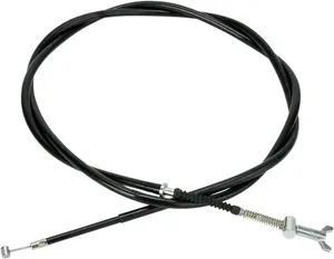 Latiguillo de freno negro con funda de vinilo para motocicleta