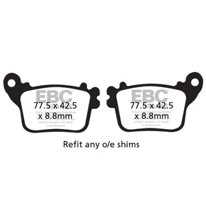 Pastillas de freno EBC Orgánicas