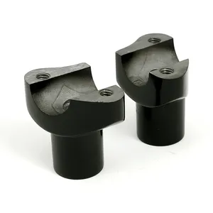 Riser estilo OEM, con rosca. Elevación de 2". Negro