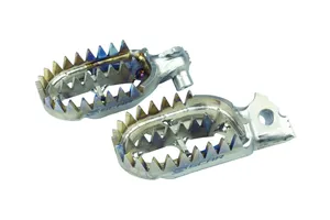 Reposapiés de titanio para motocicleta Harley-Davidson