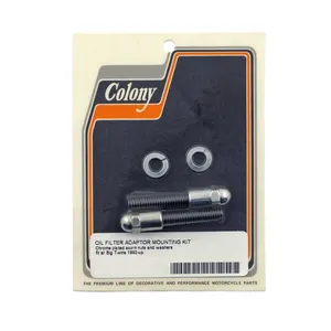 Colony, kit de tornillos adaptador de filtro de aceite. Acorn