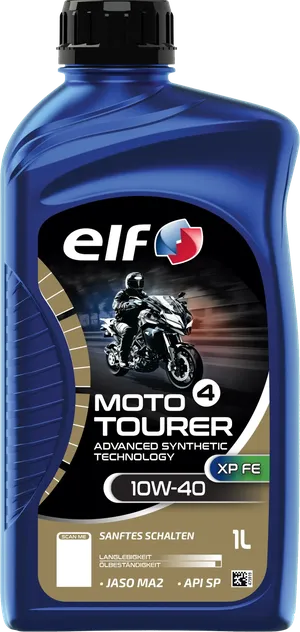 Frasco de aceite sintético ADV SYN Moto 4 Tourer XP FE 10W-40
