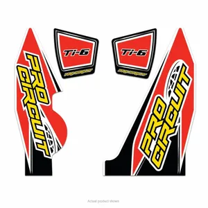 Exhaust decals - Kit de calcomanías con logotipo TI-6 doble