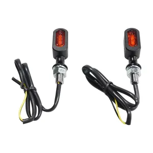 Fastline, intermitente trasero/intermitentes LED 3-en-1. Lente negra/ámbar
