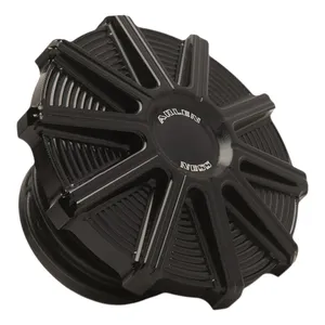 Arlen Ness, tapón de gasolina 10-Gauge. Negro