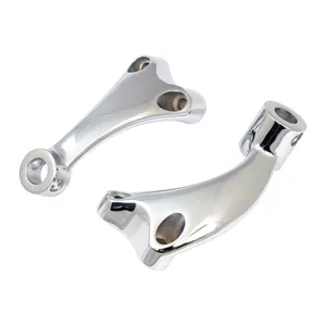 Juego de soportes para estriberas de control avanzado XL Sportster. Cromado