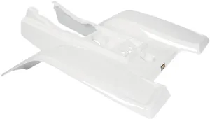 Replacement mudguard plastic - rear ATV, white