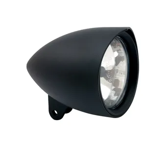 Faro Smoothie de 4-1/2" con visera pico. Negro