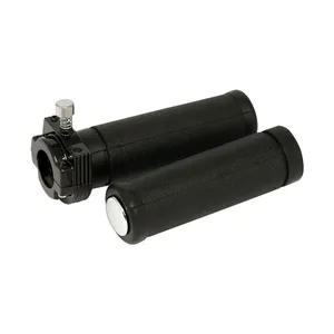 Conjunto de acelerador estilo OEM con empuñaduras, cable simple. Negro