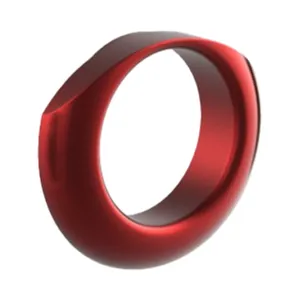 Anillo de admisión de aire 'Good Guys 3' de Rick's Motorcycles. Rojo