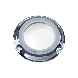 Barnett, tapa derby transparente. Cromo