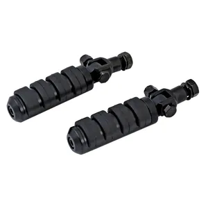 Kit de estriberas de montaje con perno. 1/2-20. Negro