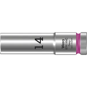 Wera, llave de vaso profunda de 14 mm