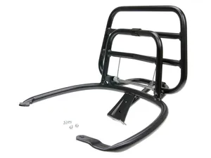 Rejilla portaequipajes trasera metálica para Harley-Davidson Touring y Softail