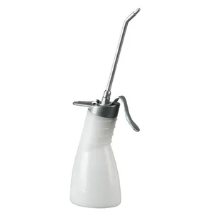 Aceitera de taller Pressol, blanca con pico. 200 ml