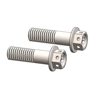 Tornillo adaptador Racing metálico para motocicleta