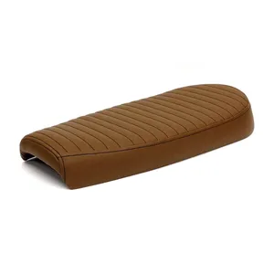C-Racer, Asiento scrambler Fat Scramsadle. Marrón oscuro