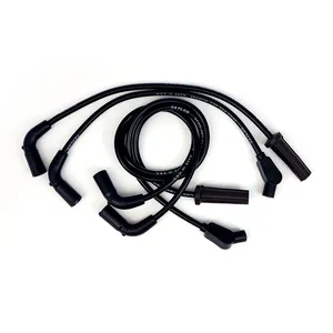 Juego de cables de bujía Taylor, 8mm Pro Wire. Negro