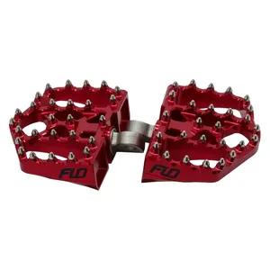 Flo Motorsports, estribos V4 BMX Mini. Rojo