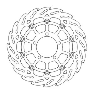 Rotor de freno flotante serie Flame de Moto-Master