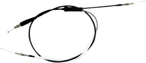 Cable de acelerador con funda de vinilo negro