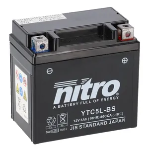 Batería de gel AGM sellada Nitro NT5L SLA