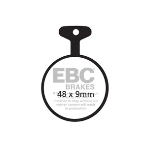 Pastillas de freno EBC Orgánicas