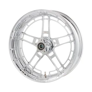 Arlen Ness, llanta fatline 18 x 5.5". Cromada