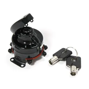 Interruptor de encendido estilo FL, 'electrónico'. Llave redonda, negro