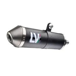 Silenciador slip-on X-FIGHT de fibra de carbono para motores de 2 tiempos