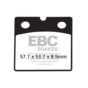 Pastillas de freno EBC V-pad Semi Sintered