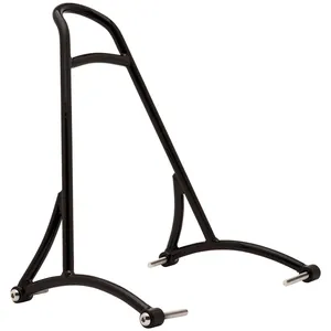Burly, barra trasera. 13" negro, sin almohadilla de respaldo