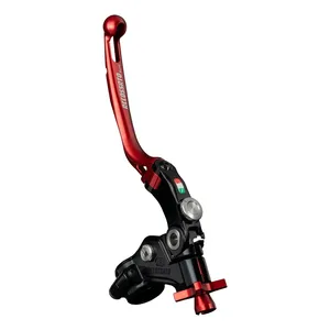 Accossato, palanca de embrague con cable. 29mm RST. Rojo