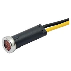 Intermitente LED personalizado de 5/16". Lente ámbar