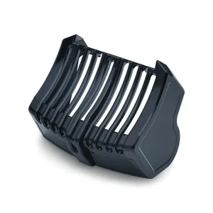 Kuryakyn, tapa del radiador de aceite Precision. Negro
