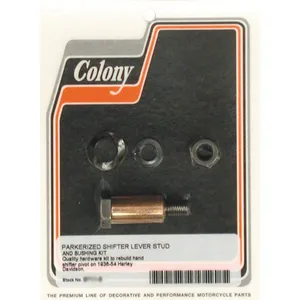 Colony, kit de perno y buje de palanca de cambios. Negro