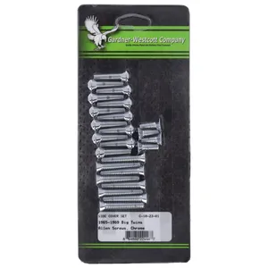 Kit de montaje de tapa lateral Big Twin, allen cromado