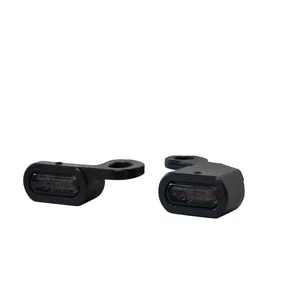 Fastline, intermitentes LED para instalar debajo del manillar. Negro