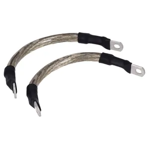 NAMZ, juego de cables de batería. Transparente. 6 pulgadas (15cm)