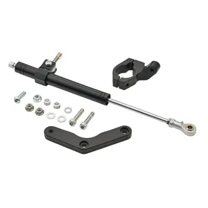 Daytona, kit de amortiguador de dirección. Negro