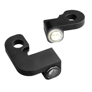 HeinzBikes, intermitentes Nano debajo del manillar. Negro