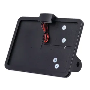 CPV, soporte de matrícula 'deslizante'. Montaje lateral, negro