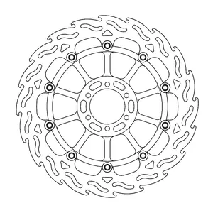 Rotor de freno flotante serie Flame de Moto-Master