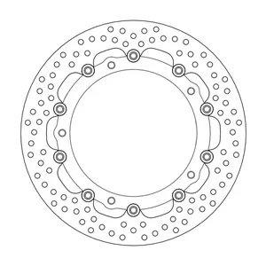 Rotor de freno flotante serie Halo de Moto-Master