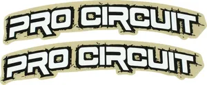 Autocolantes para guarda-lamas Pro Circuit - Autocolante dianteiro PC retro