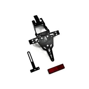 Soporte de matrícula Zieger Pro negro