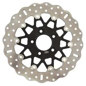 EBC, rotor flotante negro Contour